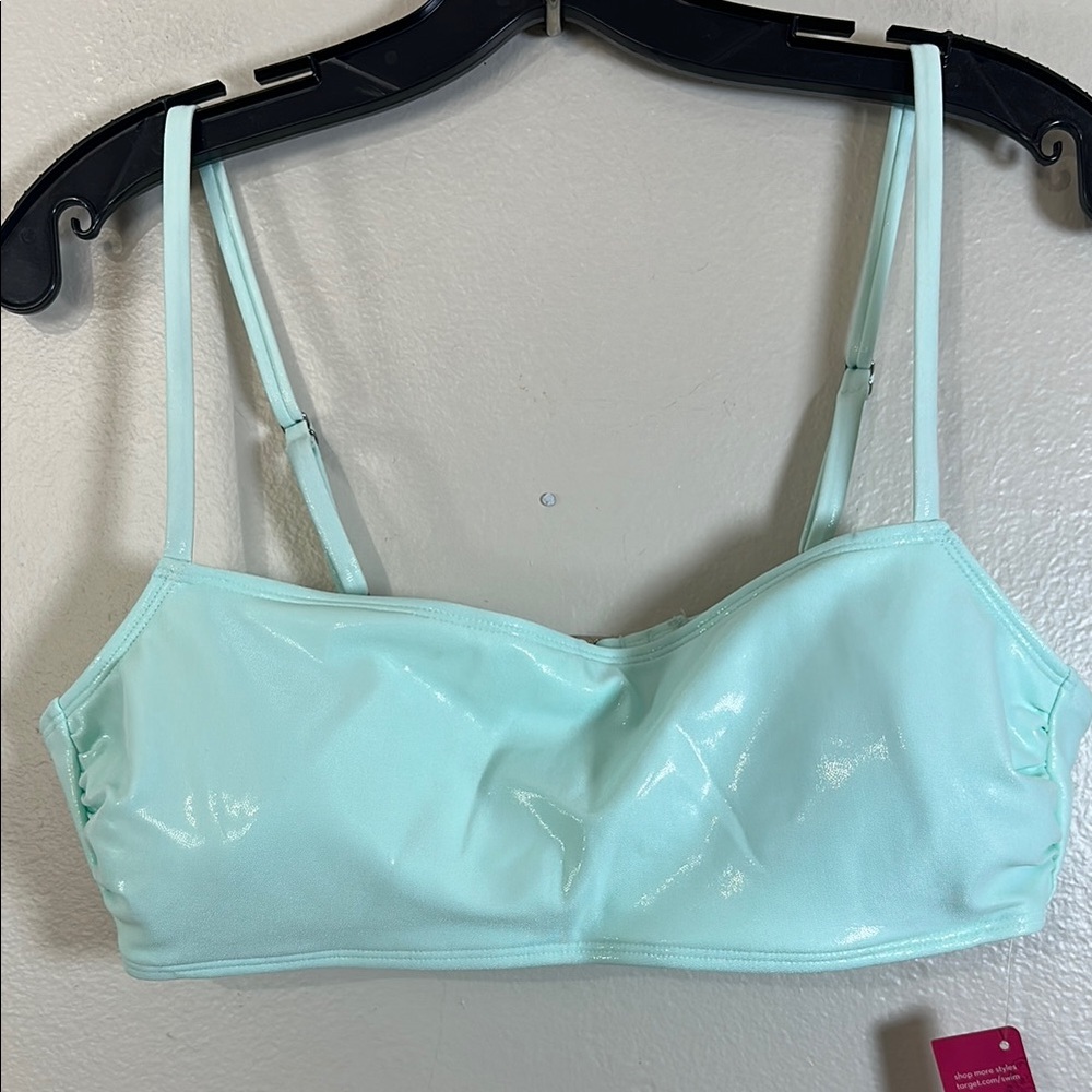 NEW Xhiliration Mint shimmer Bralette‎ Bikini